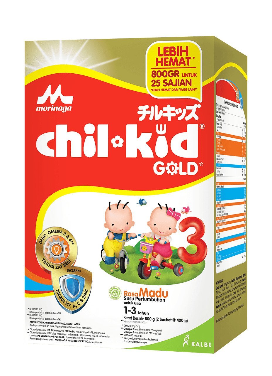 Perbedaan Morinaga Chil Kid Platinum dan Chil Kid Gold
