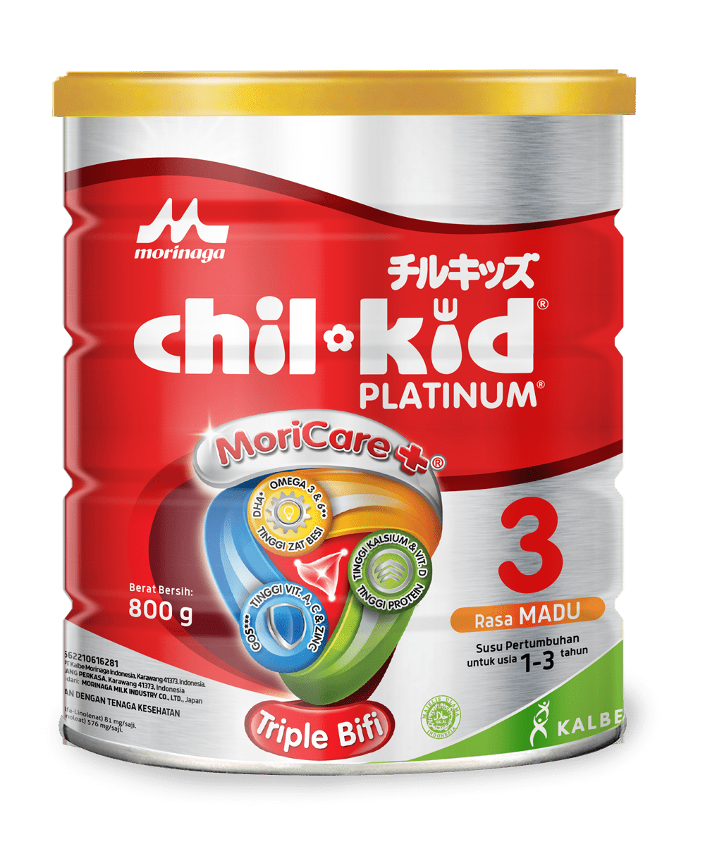 Spesifikasi: Berat 800gr, untuk usia 1-3 tahun. Tersedia rasa vanila dan madu