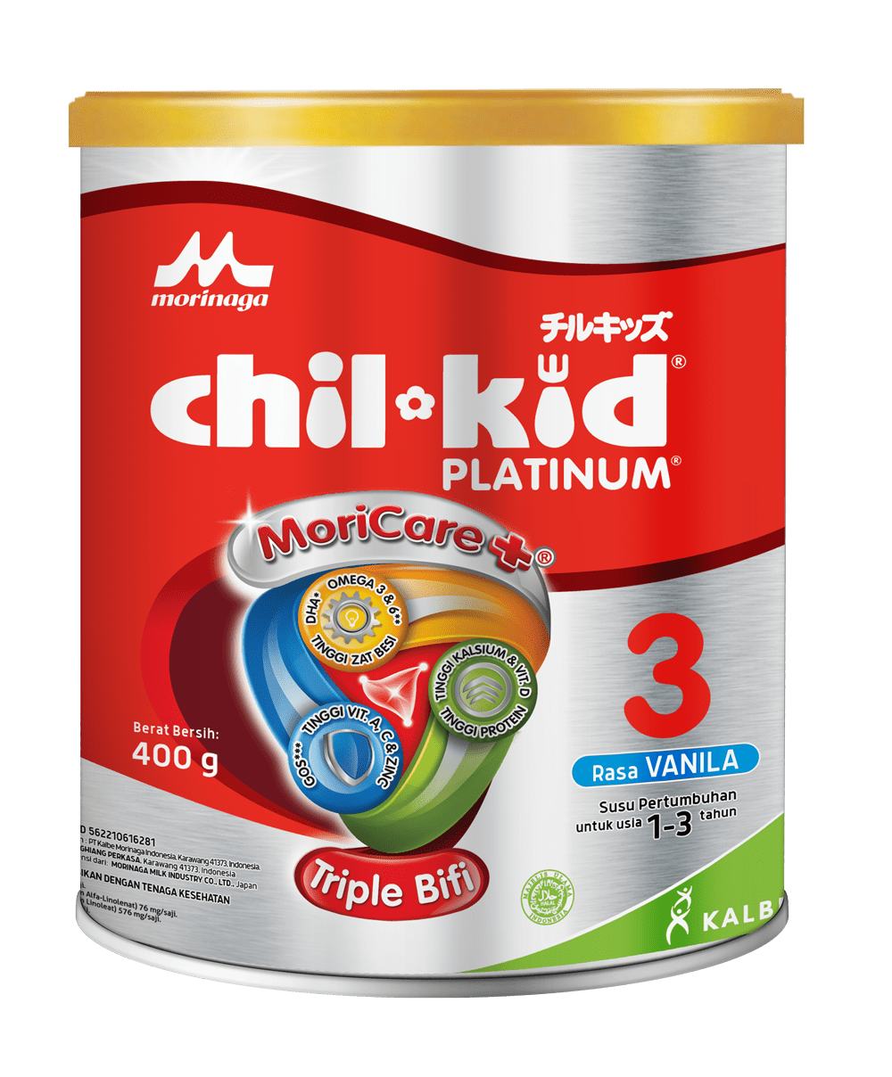 Spesifikasi: Berat 400gr, untuk usia 1-3 tahun. Tersedia rasa vanila dan madu