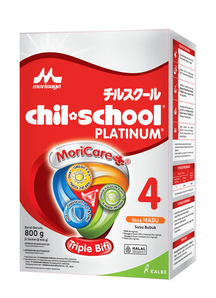 Spesifikasi: Berat 800gr, untuk usia 3-12 tahun. Tersedia rasa cokelat, vanila dan madu