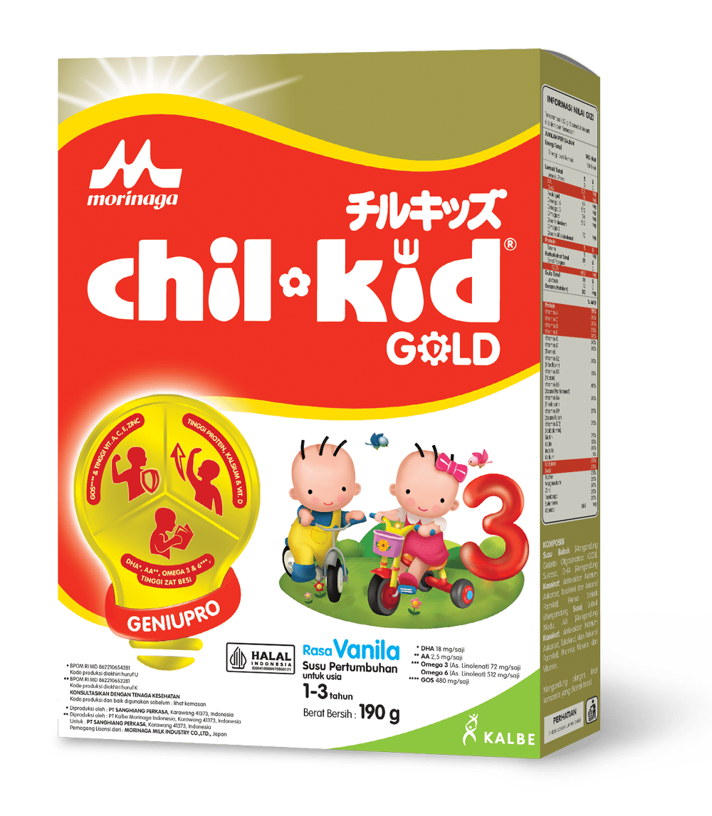Spesifikasi: Berat 190gr, untuk usia 1-3 tahun. Tersedia rasa vanila dan madu