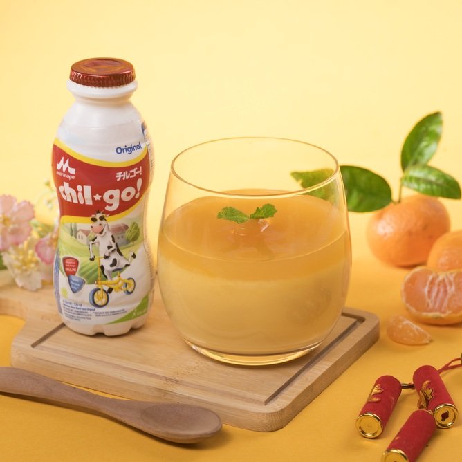 Silky Pudding Orange Morinaga Chil*Go!